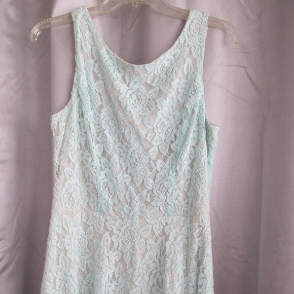 Speechless Mint Lace Dress - Picture 1 of 13